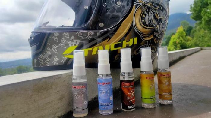Ilustrasi Parfume untuk Helm. (GridOto.com)