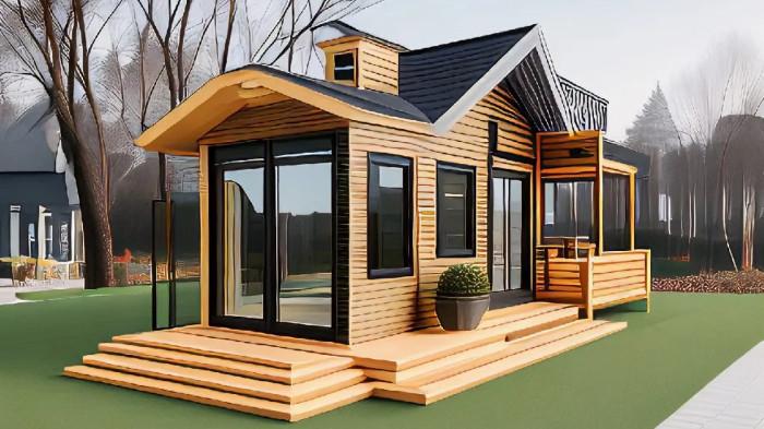 Ilustrasi Rumah Micro-Living yang Minimalis. (Tiny House Universe)