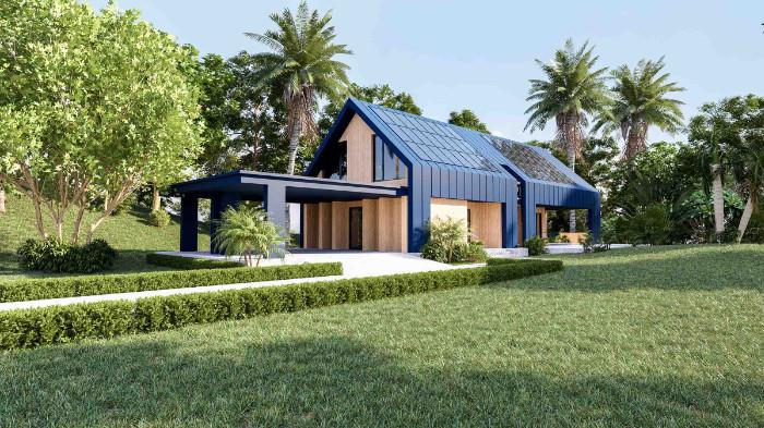Ilustrasi Rumah Pasif. (Solar-shield)