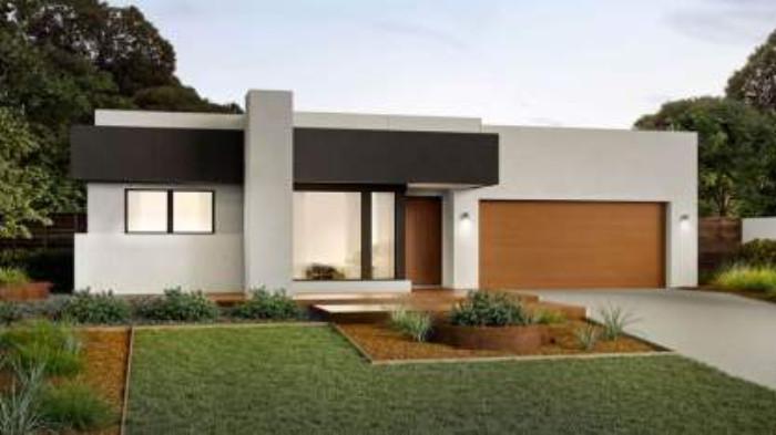 Ilustrasi Rumah dengan Atap Datar Yang Terlihat Modern dan Kekinian. (Mcdonald Jones Homes)