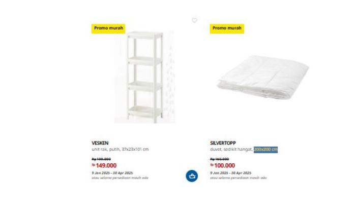Katalog promo hingga 50 persen di IKEA | IKEA Indonesia