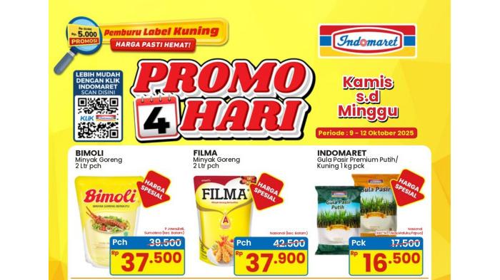Katalog promo Indomaret periode 9-15 Oktober 2025 | Indomaret