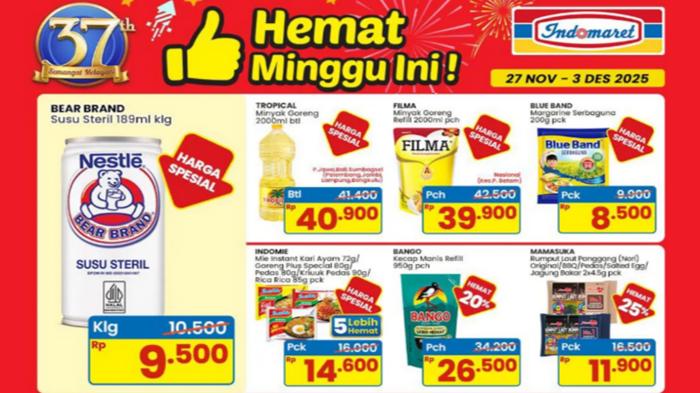 Cek Katalog Promo Indomaret 27 November-3 Desember 2025: Ada Minyak Goreng Murah sampai Baygon Hemat 25%