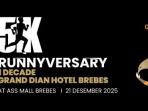 Grand Dian Hotel Brebes Rayakan 1 Dekade Lewat Event 5K RUNNYVERSARY
