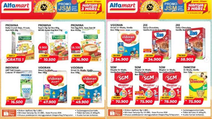Katalog promo JSM Alfamart 21-23 November 2025 | Instagram @alfamart