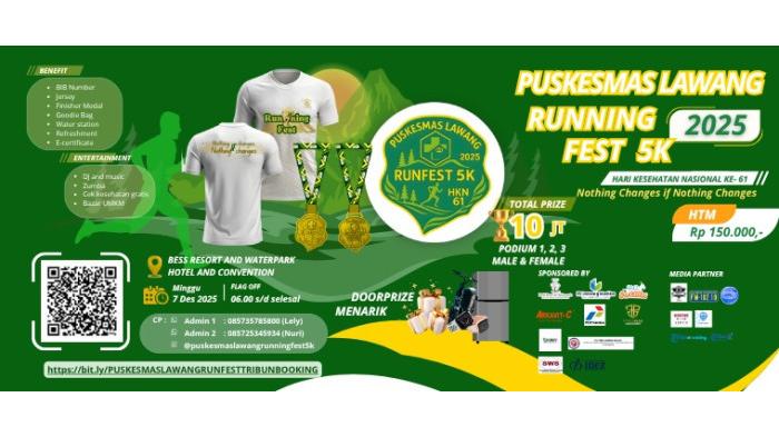 Puskesmas Lawang Running Fest 5K 2025: Bergerak Bersama, Wujudkan Perubahan