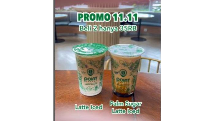 promo 11.11 menu kopi | Instagram @pointcoffeeid