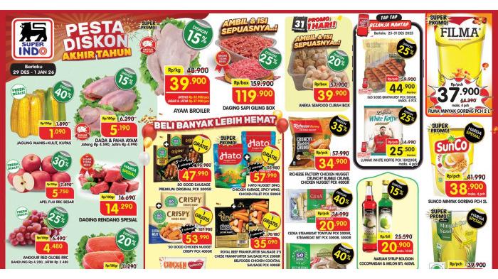 Katalog promo Superindo 31 Desember 2025 - 1 Januari 2026 | Superindo