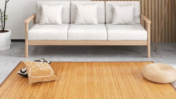 Ilustrasi Karpet Bambu Yang Terlihat Cocok Untuk Dipadukan Oleh Berbagai Interior Rumah. (Costway)