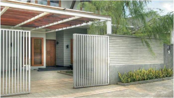 Pagar Besi Minimalis