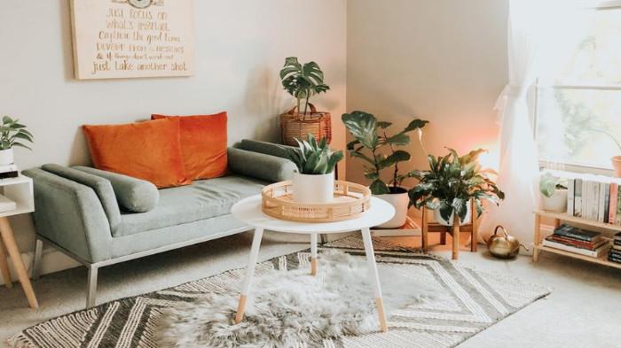 Pilih Warna Karpet yang Mendekati Tone Sofa