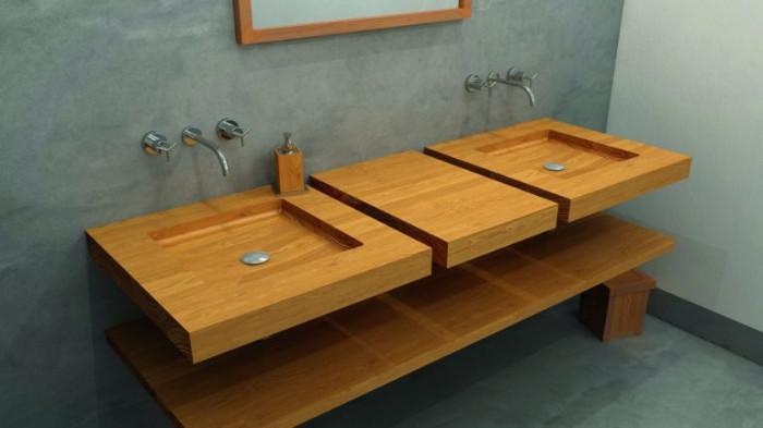 Wastafel Bahan Kayu
