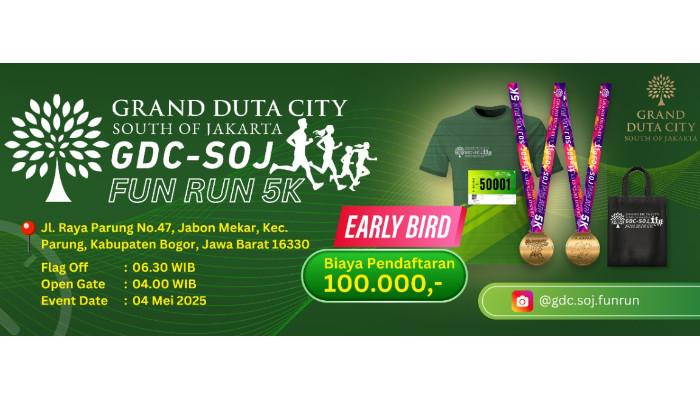 Ayo Lari Bareng di GDC SOJ Fun Run 2025! Nikmati Rute Hijau di Selatan Jakarta