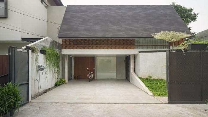 Fasad Rumah Tropis Modern