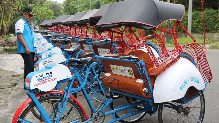Ilustrasi Becak Listrik. (Regional Kompas)