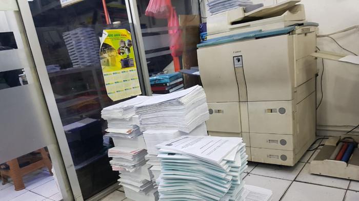 Ilustrasi Mesin Kopi Beserta Hasil Cetakannya. (SIOPEN HSS)