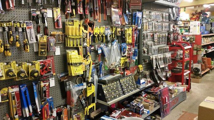 Ilustrasi Perlengkapan yang Tersedia pada Toko Bangunan. (Tribunnews.com)