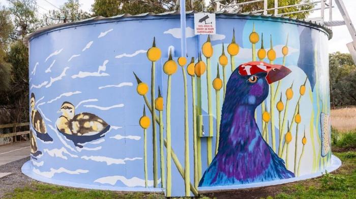 Ilustrasi Tandon Air untuk Dekorasi Taman. (Glam Adelaide)