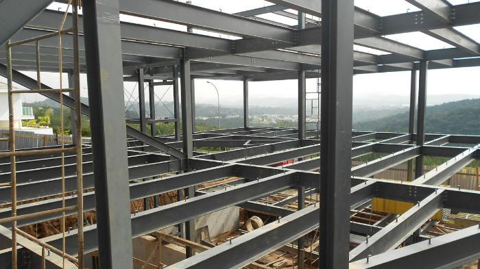 Ilustrasi Struktur dan Rangka yang Terbuat Dari Besi. (James Dunkerley Steels)