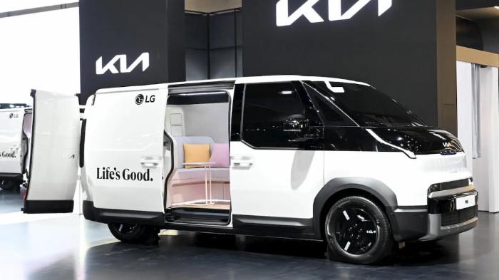 Mobil Listrik Canggih Hasil dari Kolaborasi antara KIA dan LG. (Electrek)
