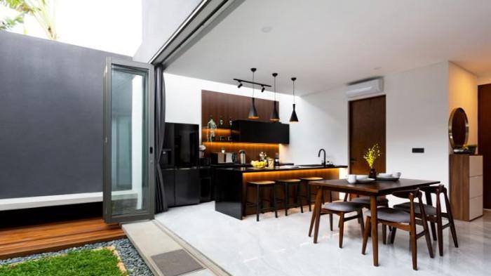 Meja Island Multifungsi sebagai Pusat Dapur