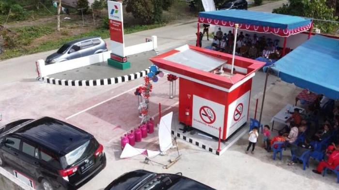 Pertashop yang Tersedia di Wilayah Pelosok. (Foto : Kompas.com)