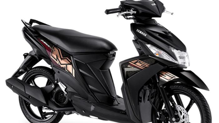 Warna Metalic Black dari Mio M3 yang Membuat Ia Semakin Gagah. (Foto : Yamaha Jakarta)