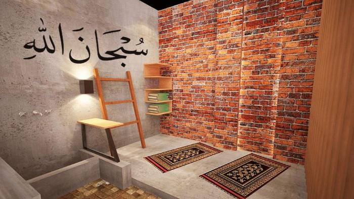 Mushola di Sudut Ruang Keluarga