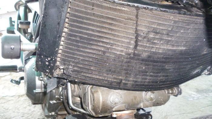 Radiator atau Sirip Pendingin Kotor