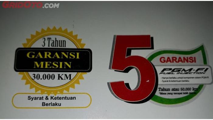 Ilustrasi garansi resmi motor honda. (gridoto.com)
