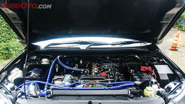 Ilustrasi mesin mobil yang telah dimodifikasi. (gridoto.com)