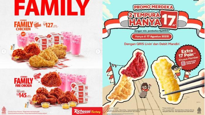 10 Daftar Promo Makanan Spesial HUT RI Ke-80 Mulai Rp 17 Ribuan