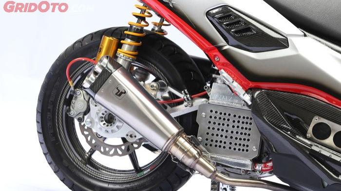 Ilustrasi knalpot motor yang telah dimodifikasi. (gridoto.com)