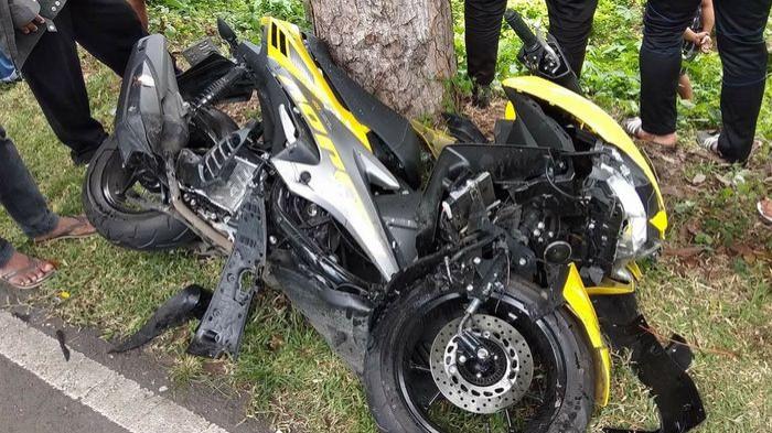 Ilustrasi motor matic kecelakaan. (gridoto.com)