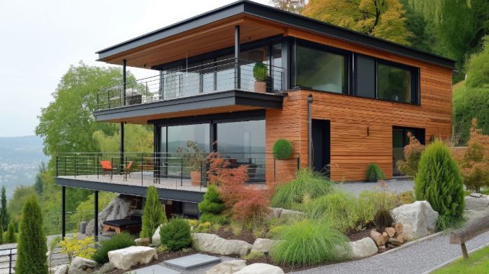 Ilustrasi desain rumah pintar dan ramah lingkungan. (freepik.com)