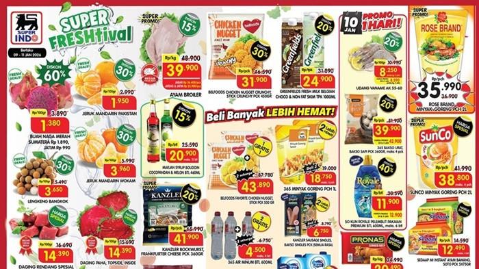 Cek Katalog Promo JSM Superindo 9-11 Januari 2026: Diskon Sirup, Minyak Goreng, Buah sampai 60 Persen