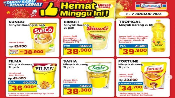 Cek Katalog Promo Minyak Goreng Indomaret sampai 7 Januari 2026, Tinggal 2 Hari Lagi