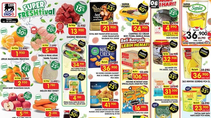Cek Katalog Promo Superindo 5-8 Januari 2026: Diskon Daging Rendang Segar sampai Minyak Goreng Murah