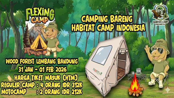 Flexing Camp HCI 2026 Digelar di Lembang, Ini Info Tiket dan Jadwalnya