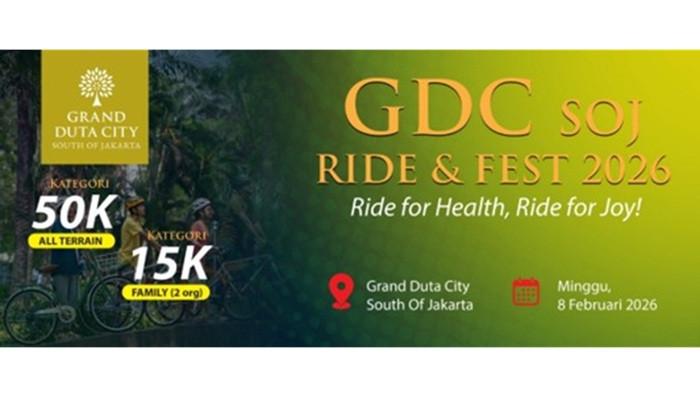GDC SOJ Ride and Fest 2026, Hadirkan Gowes Keluarga, Festival Komunitas, dan Hadiah Rumah