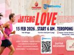 Jateng Love Fun Run 2026 Digelar di Banyumas, Usung Konsep Lari Santai 5K