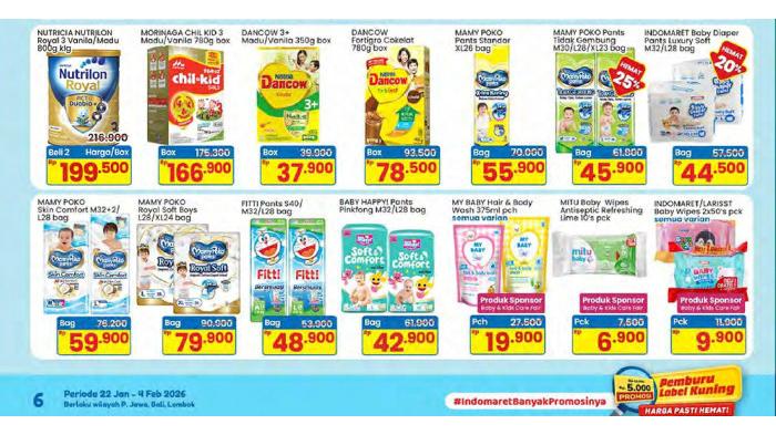Katalog promo Indomaret untuk susu formula dan diapers | Indomaret