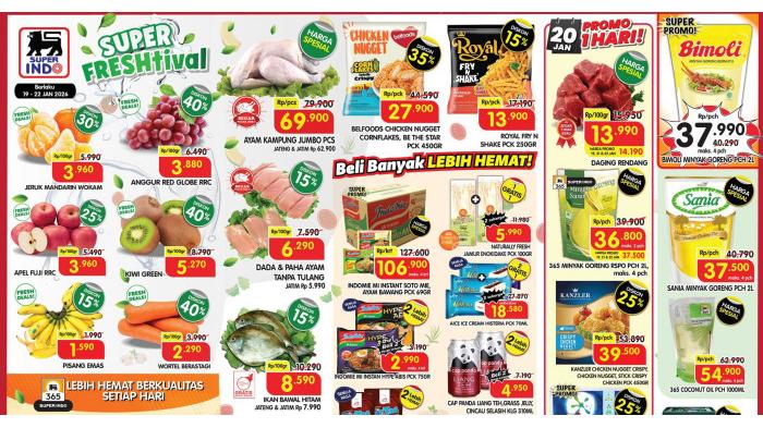 Katalog promo Superindo 19-22 Januari 2026 | Superindo