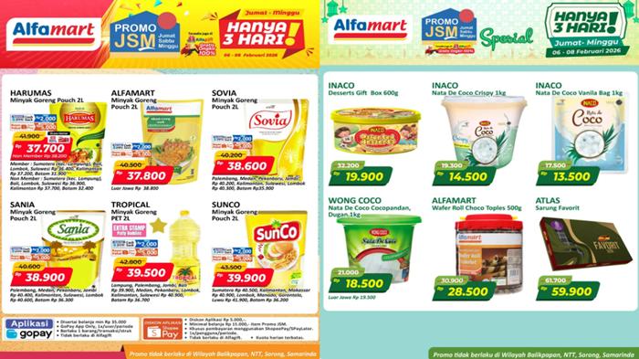 Cek Katalog Promo JSM Alfamart 6-8 Februari 2026, Banyak Diskon Kebutuan Ramadan