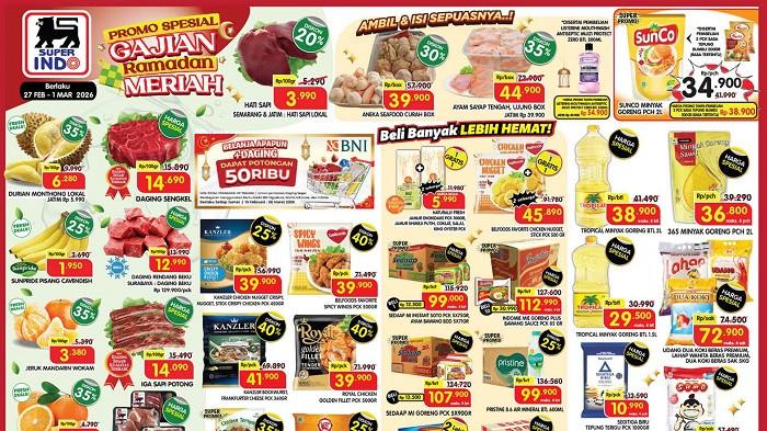 Cek Katalog Promo JSM Superindo 27 Februari - 1 Maret 2026, Ambil Sayap Ayam Sepuasnya Bayar Rp 44.900