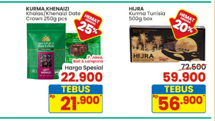 Katalog promo kurma di Indomaret | Indomaret
