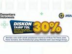 Cek Rincian Diskon Tarif Tol 30 persen Jasa Marga untuk Mudik Lebaran 2026