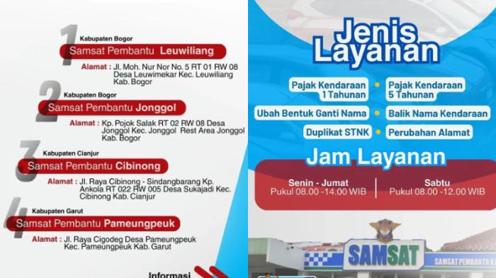4 Daftar Lokasi Samsat Pembantu di Jawa Barat, Bayar Pajak Kendaraan Jadi Makin Mudah