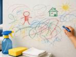 8 Cara Ampuh Menghilangkan Noda Krayon di Dinding Rumah Tanpa Merusak Cat