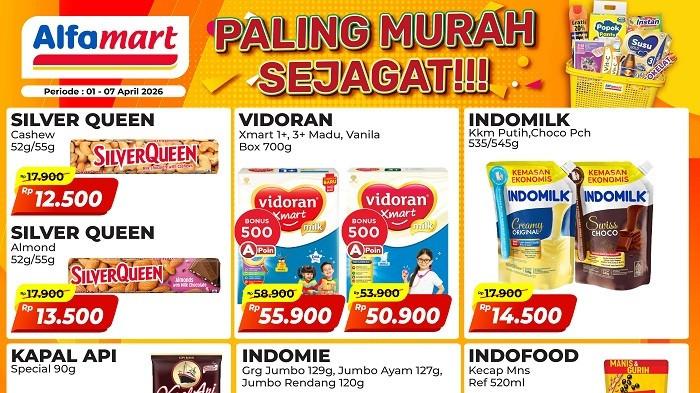 Cek Katalog Promo Alfamart hingga 7 April 2026, Ada Coklat, Susu dan Deterjen